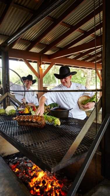 Knibbe Ranch cookout.