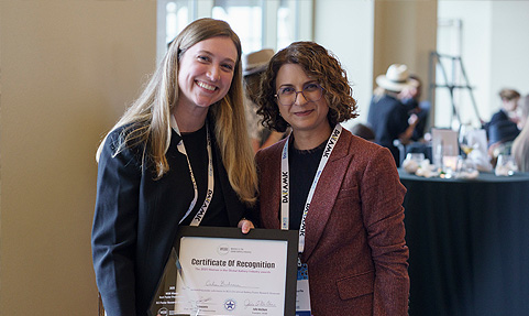 WGBI attendees smiling.