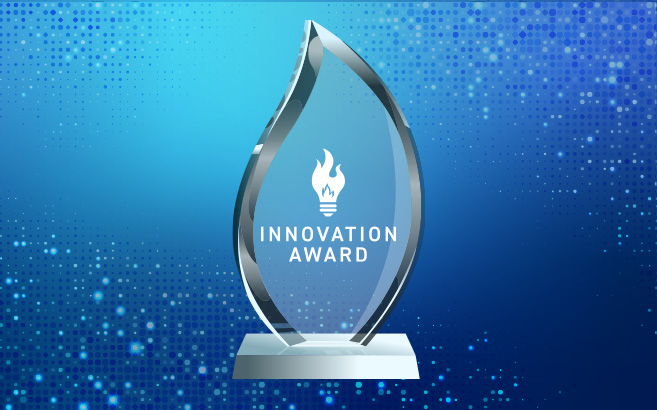 BCI Innovation Award statue. BCI Innovation Award statue.
