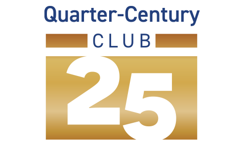 BCI Quarter-Century Club icon. BCI Quarter-Century Club icon.