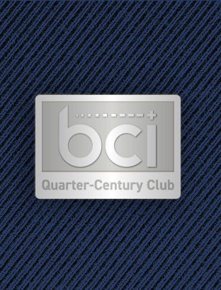 BCI Quarter Century Club pin.